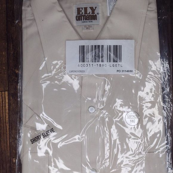 New Ely cattlemen pearl snap large - Picture 2 of 2